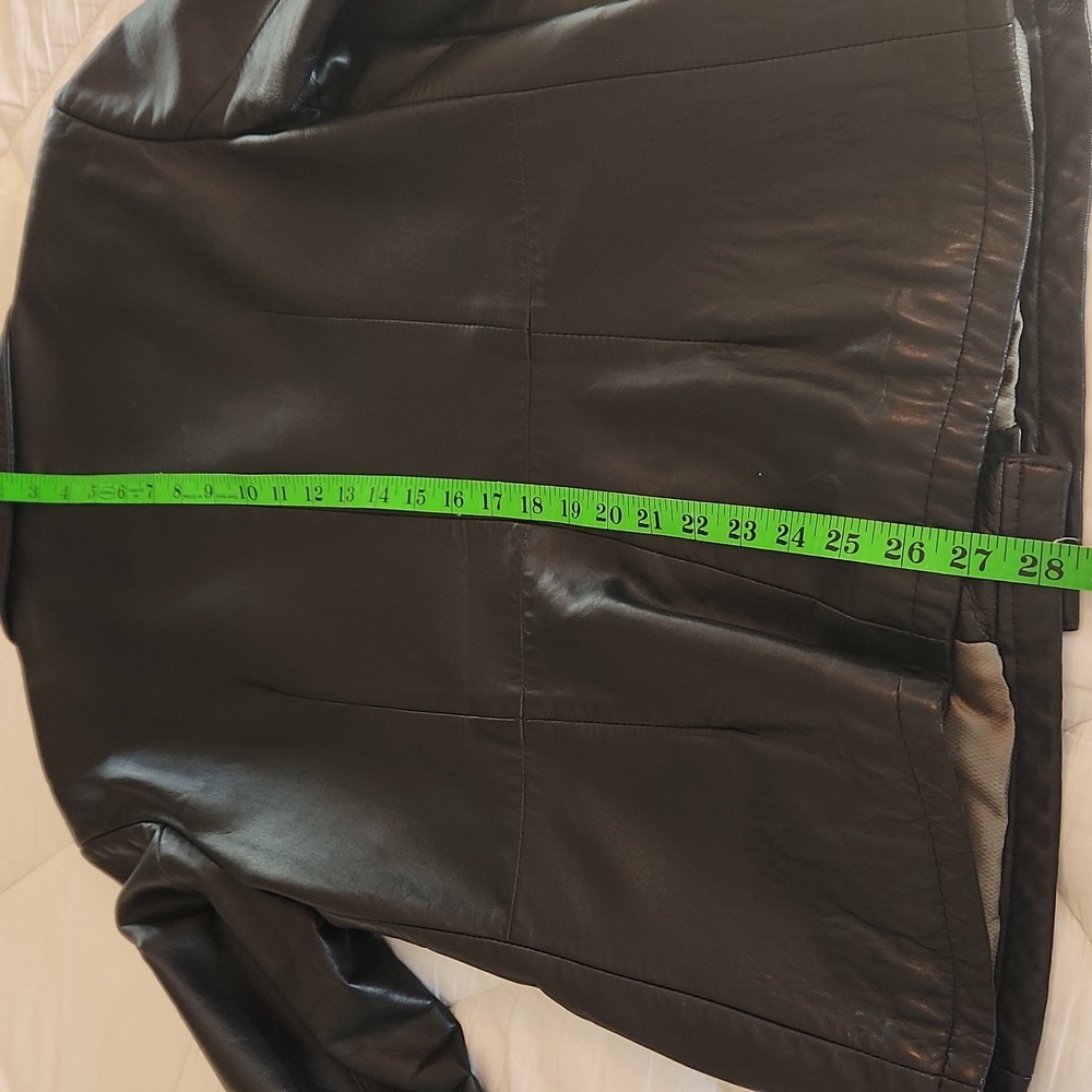 Bod And Christensen Couture  Classic Black Leather Jacket - Picture 9 of 9